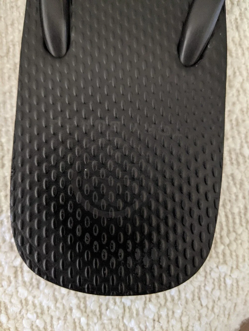 Tory Burch Black Women's Flip Flop Sandals with Gold Logo Accent Size 7.5